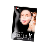 Секс-кукла с вибрацией Брюнетка «Dolls X» с тремя отверстиями - Фотография №1
