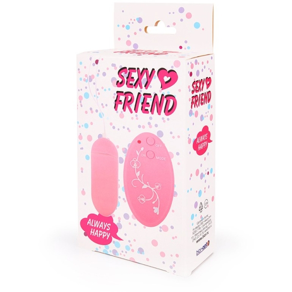 Виброяйцо "Sexy Friend" розовое, на д.у. пульте - Фотография №3