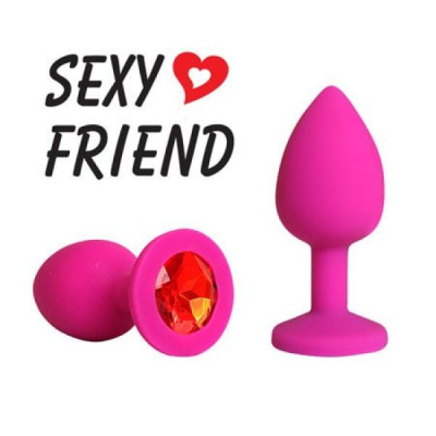 Пробка «Sexy Friend» малиновая Интим Хаус