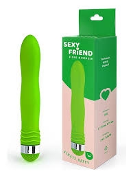 Вибромассажер "Sexy Friend" зеленый, гладкий - Фотография №1