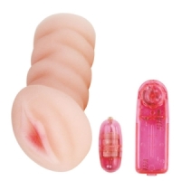 Вагинка минатюрная с вибрацией Baile" киберкожа Интим Хаус