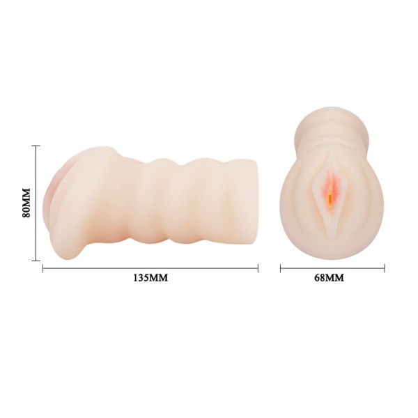 Вагинка минатюрная с вибрацией Baile" киберкожа - Фотография №6