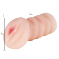 Вагинка минатюрная с вибрацией Baile" киберкожа - Фотография №2