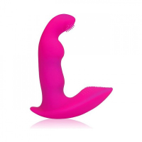 Вибратор "Cosmo" фиолетовый, силикон, для точки G и клитора - Фотография №3