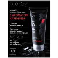 Гель "Erotist" на водной основе, со вкусом клубники, 100ml - Фотография №1
