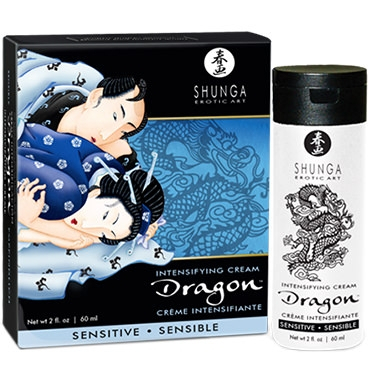 Возбуждающий мужской крем "Dragon" Sensitive мягкого действия Интим Хаус