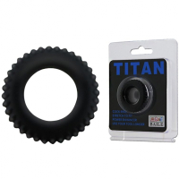 Эреционное кольцо TITAN с ребрышками - Фотография №1