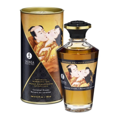 Масло массажное "Shunga" Karamel kisses Карамельный поцелуй Интим Хаус