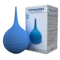 Анальный душ "Спринцовка" Огромная, синяя груша Интим Хаус