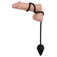 Анальная пробка с кольцами для эрекции "Intense Plug" - Фотография №4