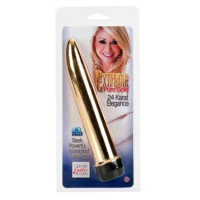 Золотой гладкий вибратор Интим Хаус