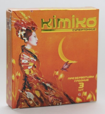 Презервативы "Kimiko" супертонкие, 3 шт Интим Хаус