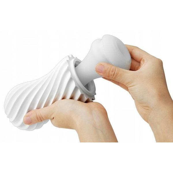 Мастурбатор "Tenga" Flex Sleeve в белой тубе - Фотография №3