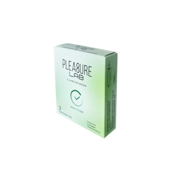 Презервативы "Pleasure Lab" продлевающие с анастетиком 3 шт - Фотография №2