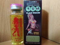 Капли возбуждающие для женщин "Черная вдова" Большой флакон Интим Хаус