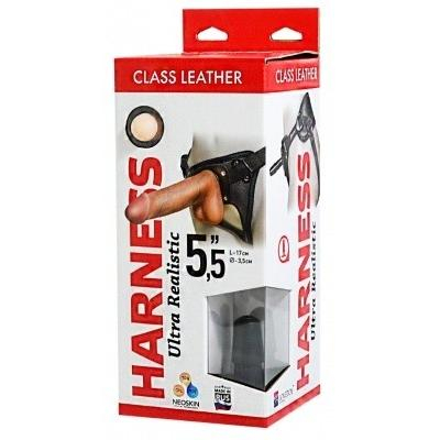 Красивый страпон с мошонкой "Harness" 5.5 Интим Хаус