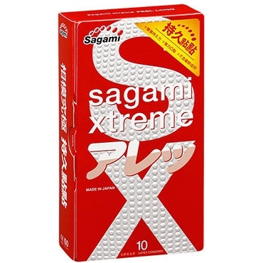 Презервативы анатомические ультрапрочные"Sagami" Xtrem Feel Long - Фотография №1