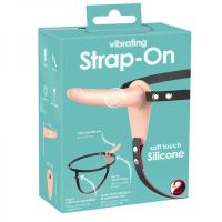 Тонкий страпон для новичков с вибрацией "You 2 Toys" Интим Хаус