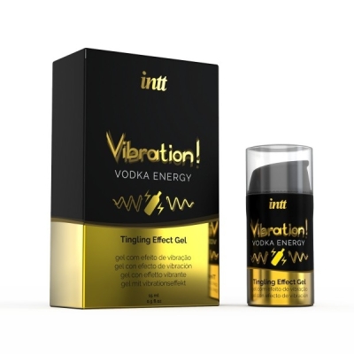 Гель жидкий вибратор "Intt" Vodka energy, на водной основе Интим Хаус
