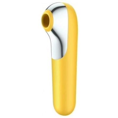 Вибратор "Satisfyer" бесконтактный вакуумно- волновой желтый. Интим Хаус