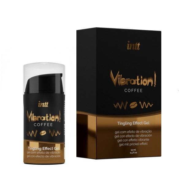 Гель жидкий вибратор "Intt vibration coffee" с согревающим эффектом - Фотография №2