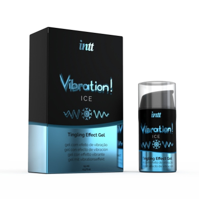 Гель жидкий вибратор "Intt Vibration Ice" с охлаждающим тингл эффектом Интим Хаус