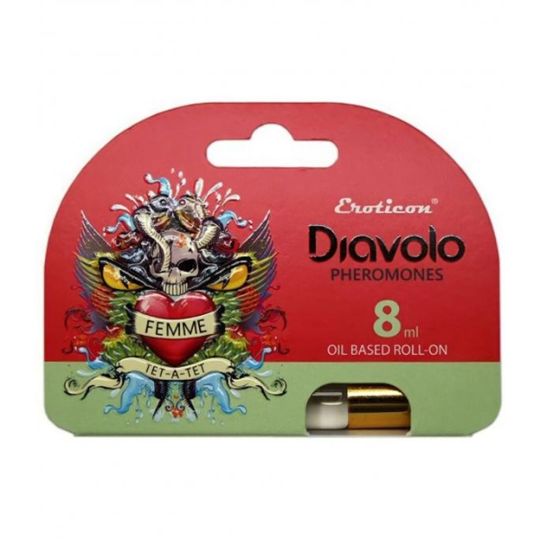 Духи "Eroticon" Diavolo Тet-a-tet с феромонами 8 мл. - Фотография №1