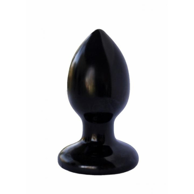Каплевидная анальная пробка средней жесткости с круглым огрничителем Интим Хаус