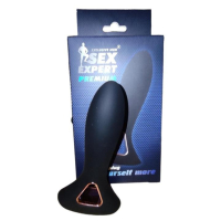 Пробка с вибрацией округлая "Sex expert" Premium Интим Хаус