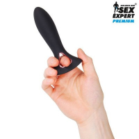 Пробка с вибрацией округлая "Sex expert" Premium - Фотография №4