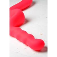Фаллоимитатор два конца розовый изогнутый - Фотография №2