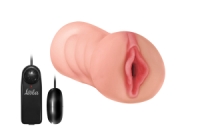 Вагина и ротик с вибрацией двусторонний "Satisfaction" Lucky Charm - Фотография №2