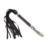 Плеть мини с дизайном Снежный барс "Notabu" Интим Хаус