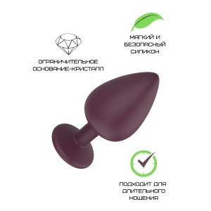 Маленькая пробка с прозрачным кристаллом Красное Вино - Фотография №3