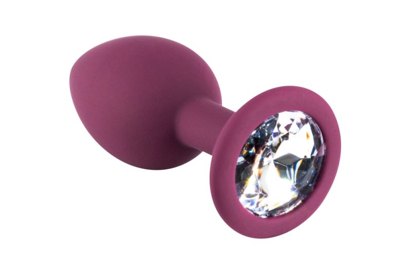 Маленькая пробка с прозрачным кристаллом Красное Вино - Фотография №1