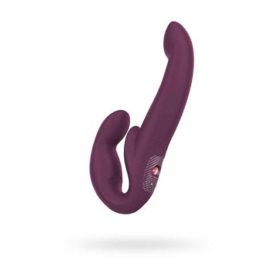 Анатомический страпон с вибрацией Share Vibe Pro "Fun Factory" фиолетовый Интим Хаус