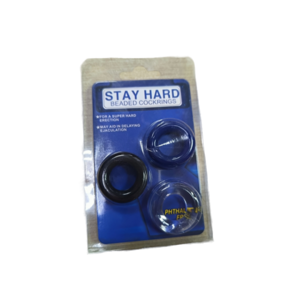 Набор колец "Stay Hard" - Фотография №1