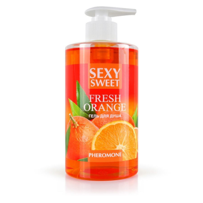 Гель для душа и шампунь с феромонами Sexy sweet" FRESH ORANGE свежесть 430 мл Интим Хаус