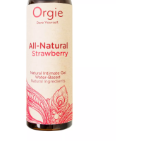 Клубничная смазка большой флакон "Orgie" All natural 150 мл - Фотография №2