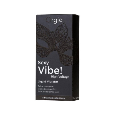 Гель с самой сильной вибрацией "Orgie" High Voltage Strong Sexy Vibe 15 мл Интим Хаус