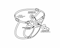 Пояс для страпона со штырьком и под круглое основание "Strap-on" универсальный черный - Фотография №3