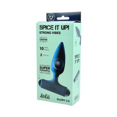 Пробка 10 режимов вибрации "Spice it up" Glory 2.0 Интим Хаус