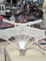 Трусики белые  с открытой попкой и промежностью "Joice Girl" Интим Хаус