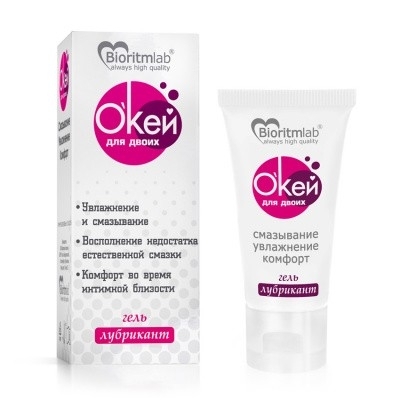 Маленький флакон Геля "Окей" 25 грамм Интим Хаус