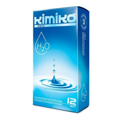 Ультратонкие Презервативы "Kimiko" Aqua ультратонкие 12 шт Интим Хаус