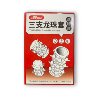 Набор открытых насадок с усиками и пупырышками Интим Хаус