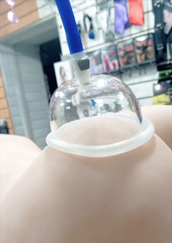 Помпа вакуумная для клитора и половых губ "Erozon" автоматическая