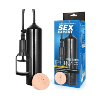 Помпа для мужчин для увеличения члена "Sex Expert" черная - Фотография №1