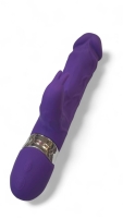 Вибратор с клиторальным зайчиком "Наездница" фиолетовый - Фотография №2