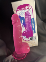 Фаллоимитатор Розовый слон "ИнтимХаус" Ярко-розовый  из геля Интим Хаус